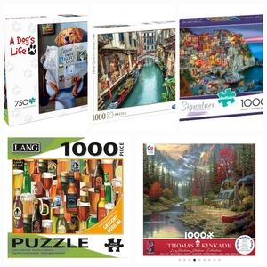 4 Puzzles for Adults and Children 1000 Piece